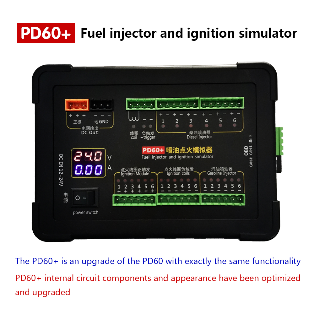 Fuel injector and ignition simulator (PD60+)